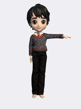 Spin Master Harry Potter Doll Gryffindor Outfit Green Eyes 8 Inches Barefoot